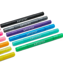 12 marqueurs doubles paillettes