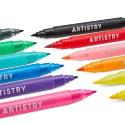 12 marqueurs doubles paillettes