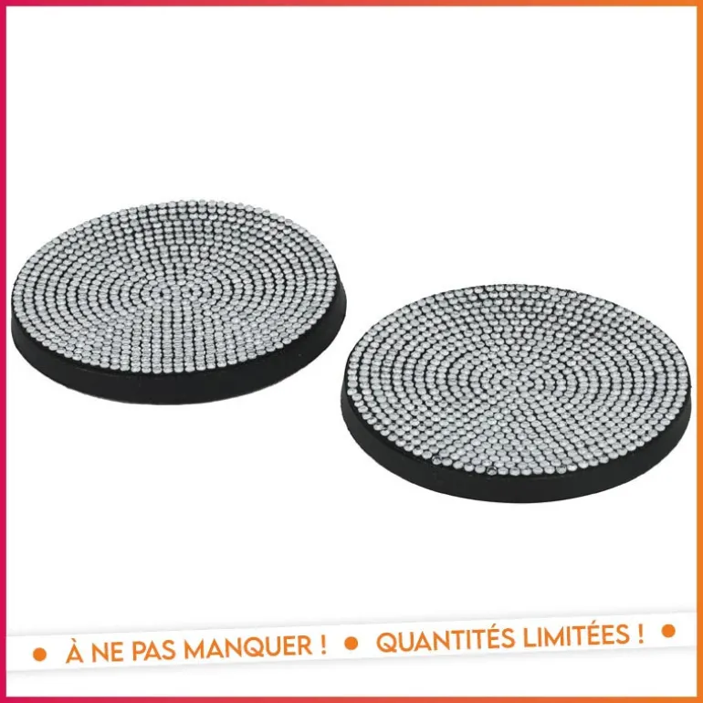 2 repose gobelet auto bling