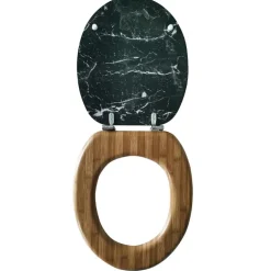 Abattant wc effet marbre noir ab