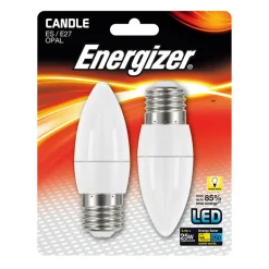 Ampoule e27 250lm 3.4w flamme x2