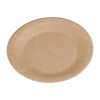 Assiette d23cm x50 carton kraft
