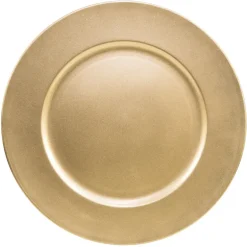 Assiette de presentation or