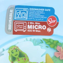 Assiette plast d19.7cm vaiana x4