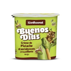 Batonnets et creme de pistache