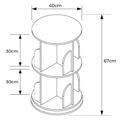 Bibliotheque tournante kids home