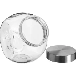 Bocal bonbon verre + inox 1.5l