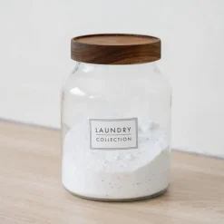 Bocal couvercle bois 3l