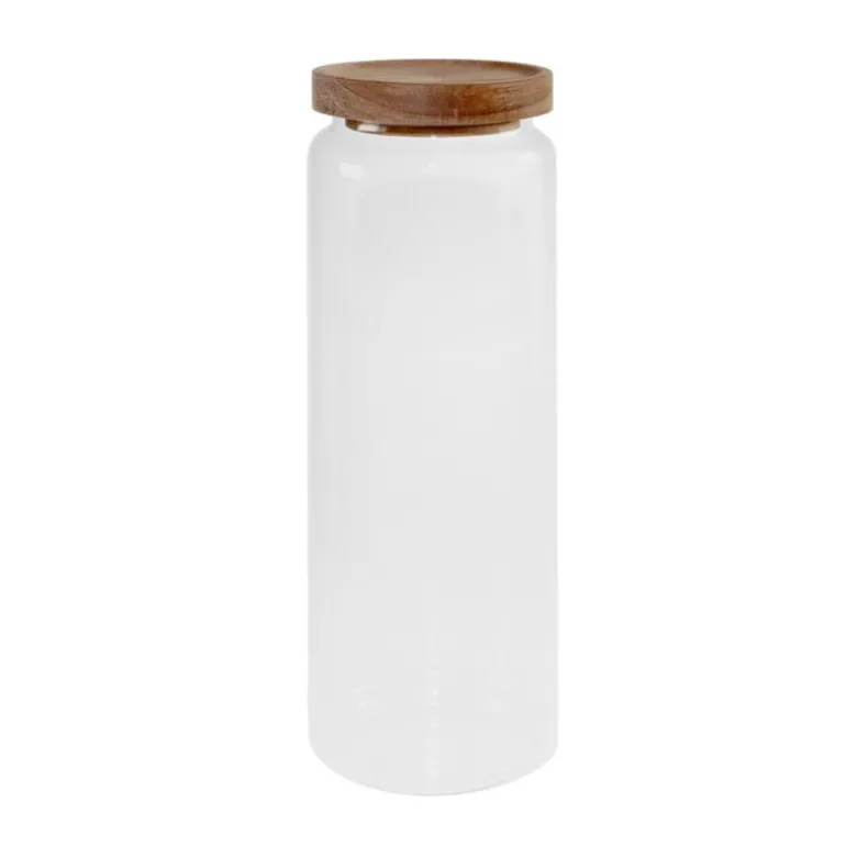 Bocal rond verre bouchon 1.7l