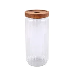 Bocal verre acacia 750ml