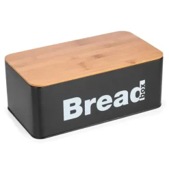 Boite a pain couvercle bambou