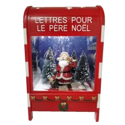 Boite aux lettres avec pere noel