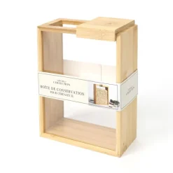 Boite conservation plast/bambou