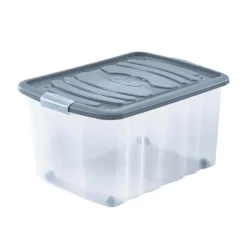Boite plastique a roulette 45l