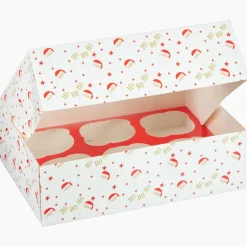 Boites a gateau carton noel x4