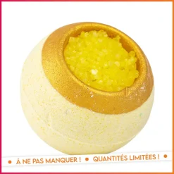 Bombe de bain garnie vanille