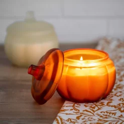 Bougie citrouille
