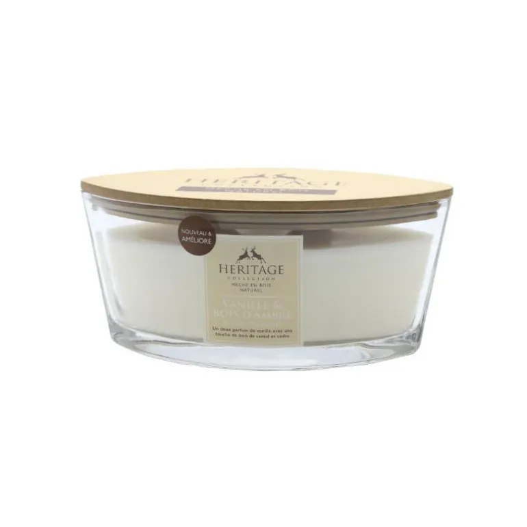 Bougie heritage ovale vanille