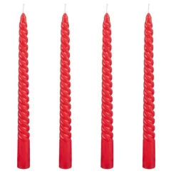 Bougies flambeaux x4