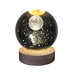 Boule de cristal lumineuse