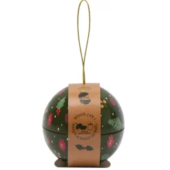Boule de noel avec bougie parfum