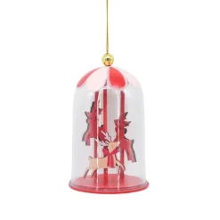 Boule en verre carrousel a suspe