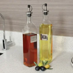 Bouteilles olive et huile