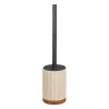 Brosse wc effet pierre/bois