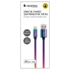 Cable usb a to lightning 2 m met