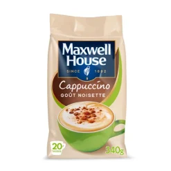 Cappuccino noisette soluble 340g