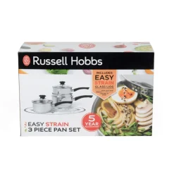 Casserole x3 acier inox couv