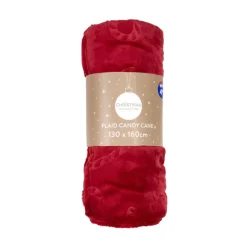 Cdu plaid candy cane 130x160cm