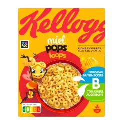 Cereales miel pop's loops 330g