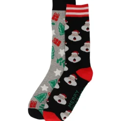 Chaussette boule de noel homme