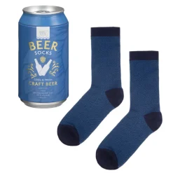 Chaussette dans canette tirelire