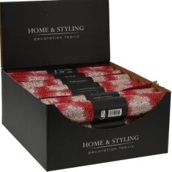 Chemin de table rouleau rouge 28