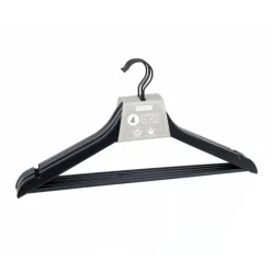 Cintres en bois noir mat x4