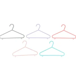 Cintres enfant x10 rose/lilas