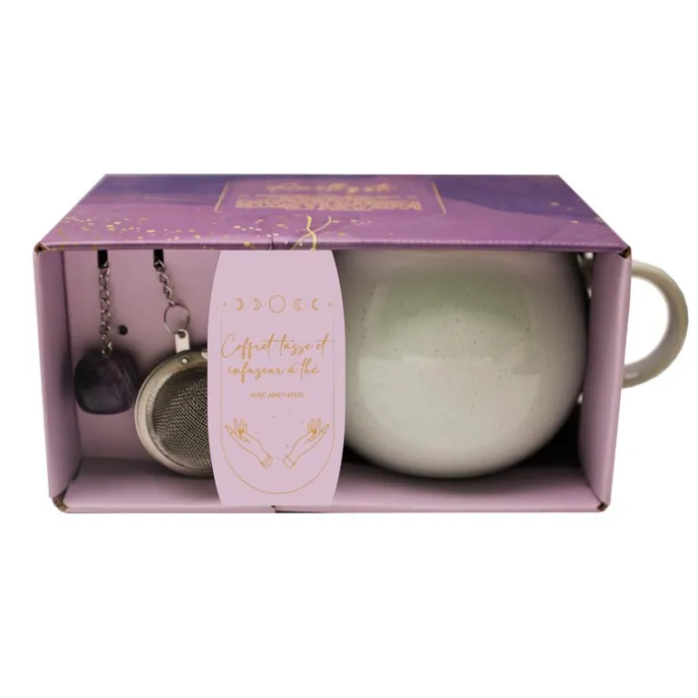 Coffet mug et boule a the pierre