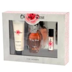 Coffret 3 pcs oh my rose femme