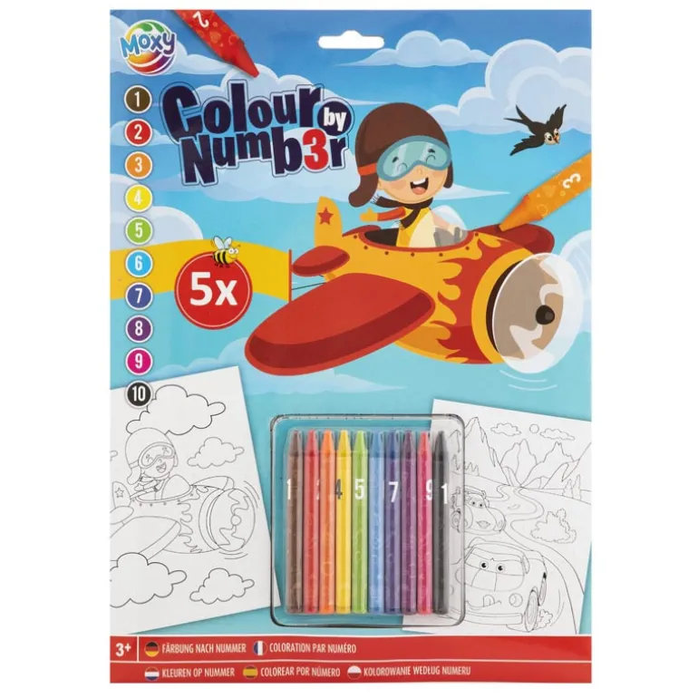 Colorie avec les chiffres