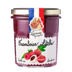 Confiture framboise/litchi 320g