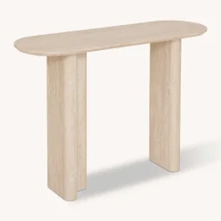 Console effet travertin anaya