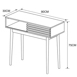 Console tiroir coulissant
