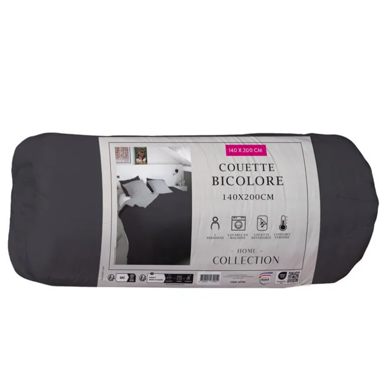 Couette bicolore 2 140x200