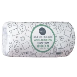 Couette blanche anti aca 260x240
