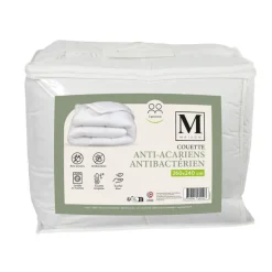 Couette 260x240 blanche anti-aca