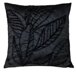 Coussin amy 45x45cm noir