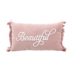 Coussin beauty 30x50cm rose