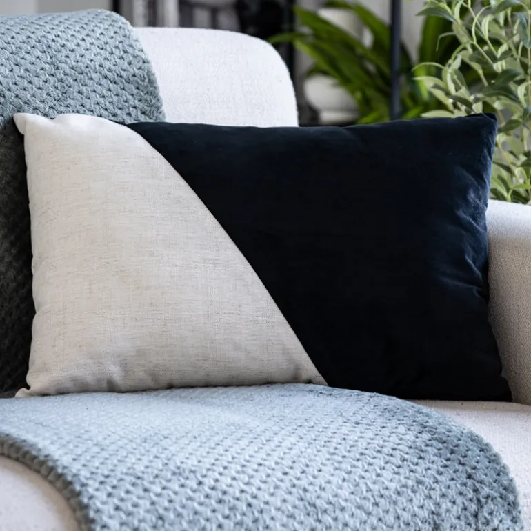 Coussin bicolore 40x60cm